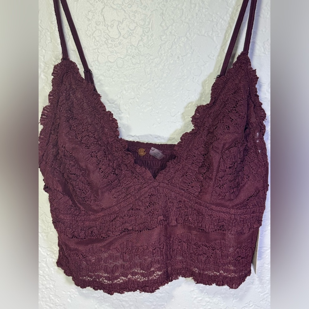 NWT Free People Intimately FP Amina Longline Bralette - Picture 5 of 9